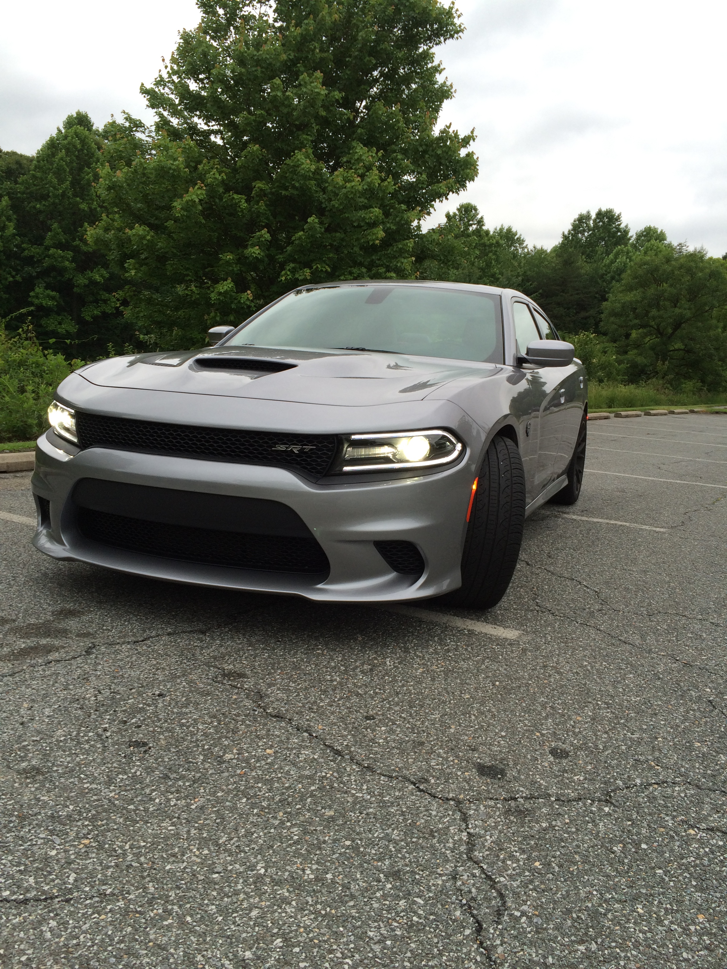 The Charger SRT Hellcat is fast, powerful