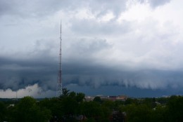 Stormy weather rolls through the region. (WTOP/Dave Dildine)