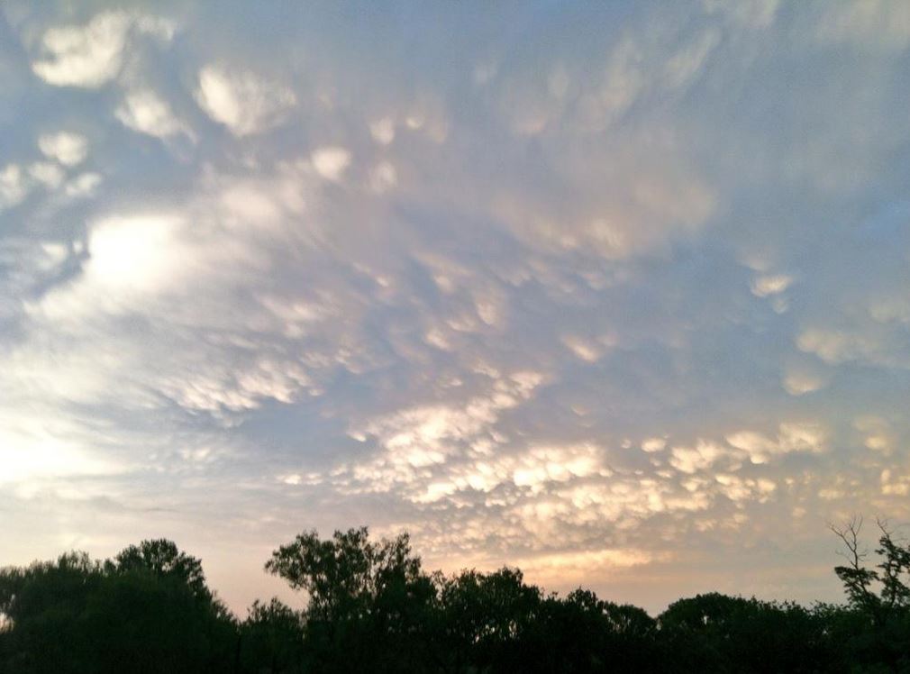 Clouds after storms pass on June 23, 2015. (WTOP/Dave Dildine)