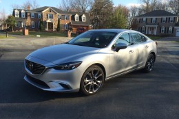 The 2016 Mazda 6 offers good space and standout good looks to help set it apart from the rest of the class. (WTOP/Mike Parris)