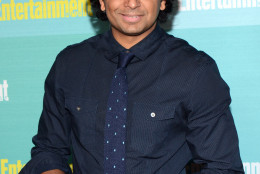 Writer-director M. Night Shyamalan is 45 on Aug. 6. Here, Shyamalan arrives at Entertainment Weekly's Annual Comic-Con Party at FLOAT at the Hard Rock Hotel on Saturday, July 11, 2015 in San Diego, Calif. (Photo by Tonya Wise/Invision/AP)
