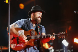 Country singer-musician Zac Brown is 37 on July 31, 2015. Here, Brown performs at LP Field at the CMA Music Festival on Friday, June 12, 2015, in Nashville, Tenn. (Photo by Al Wagner/Invision/AP)