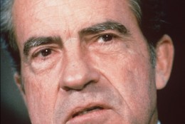 On this date in 1974, the U.S. Supreme Court unanimously ruled that President Richard Nixon had to turn over subpoenaed White House tape recordings to the Watergate special prosecutor. (AP Photo/ file) 