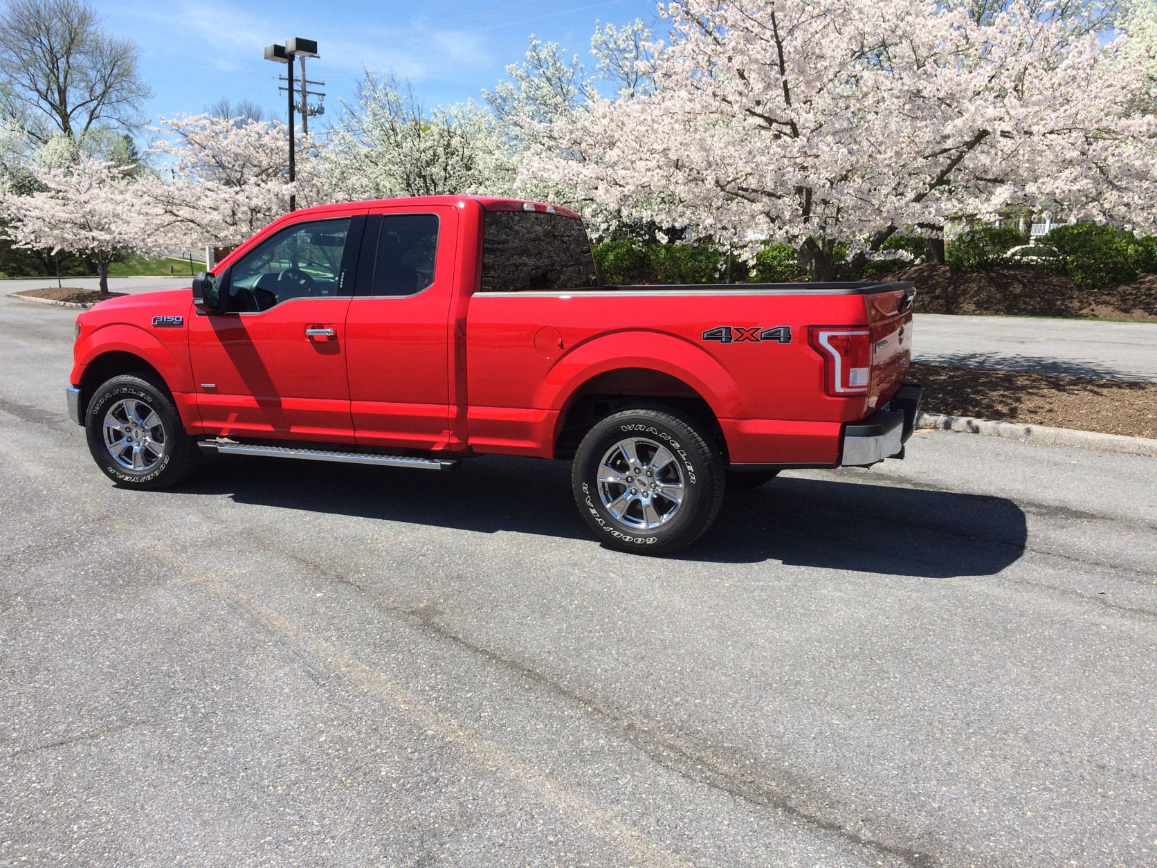 With five trim levels, three cab and bed lengths, a choice of rear or four-wheel drive and a price starting around $26,000, there is a Ford truck for just about anyone looking for America’s most popular vehicle. (WTOP/Mike Parris)