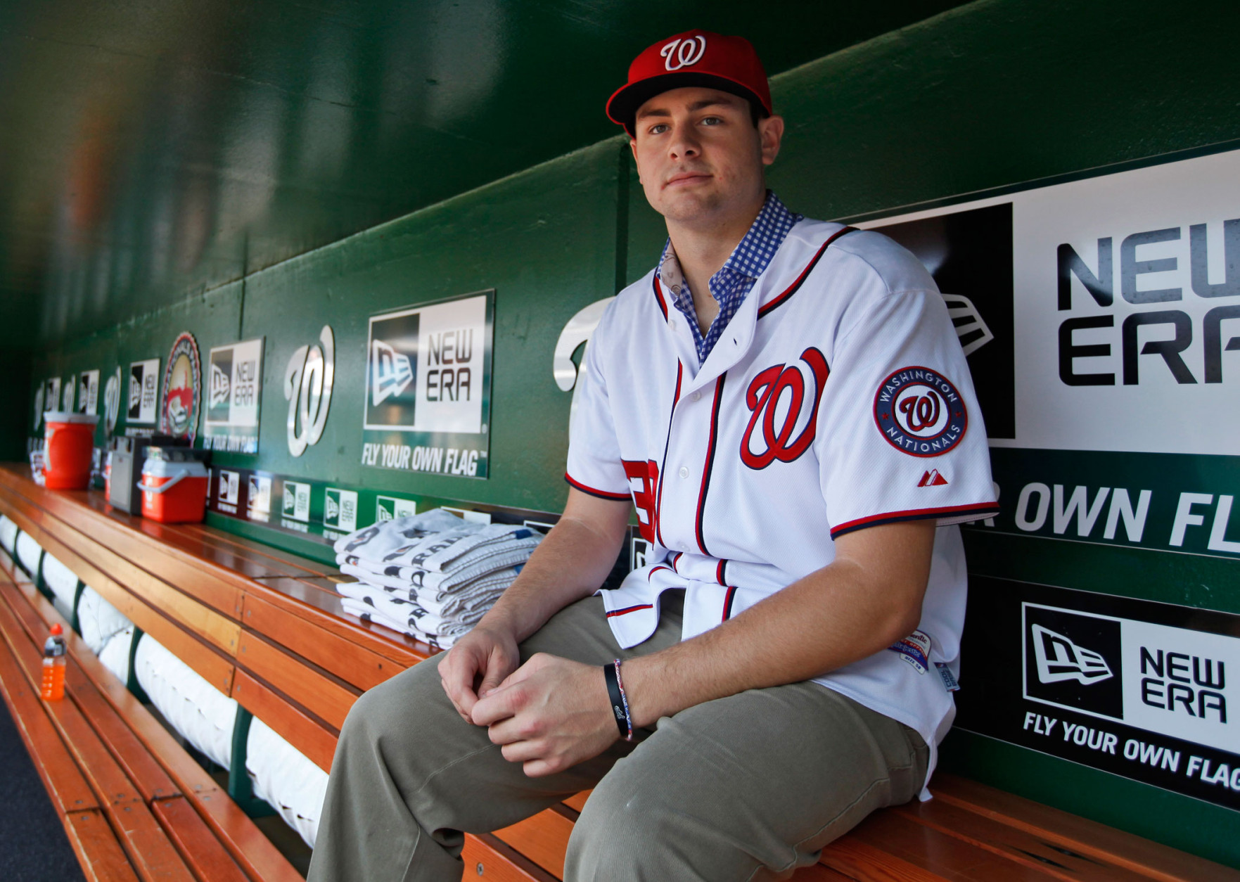 Lucas Giolito, one of the top-rated prospects in baseball, is on the fast track to Washington. (AP Photo/Alex Brandon)