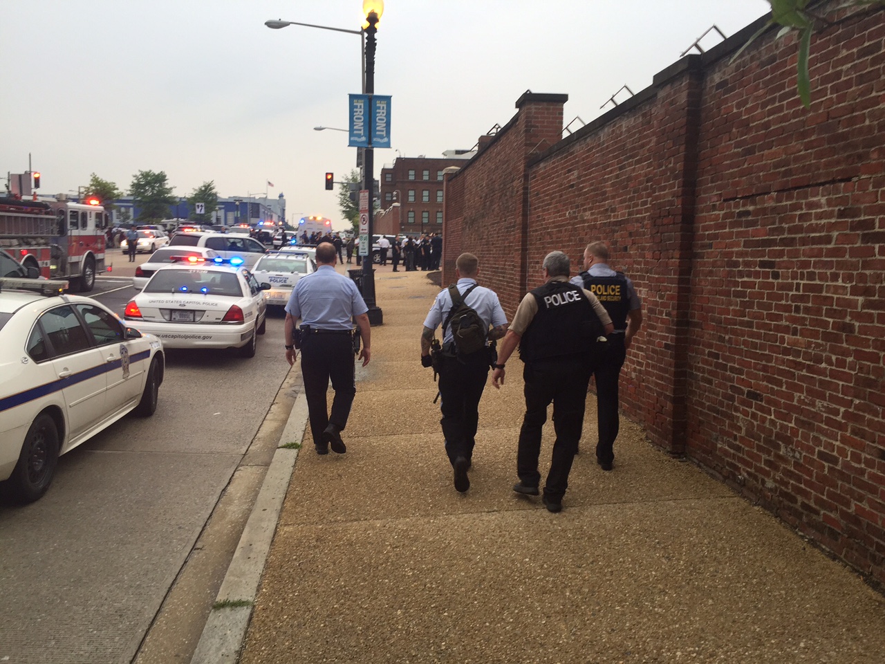 Thursday, July 2, the Navy Yard is on lockdown, according to the Navy Yard office. Employees are sheltering in place. 