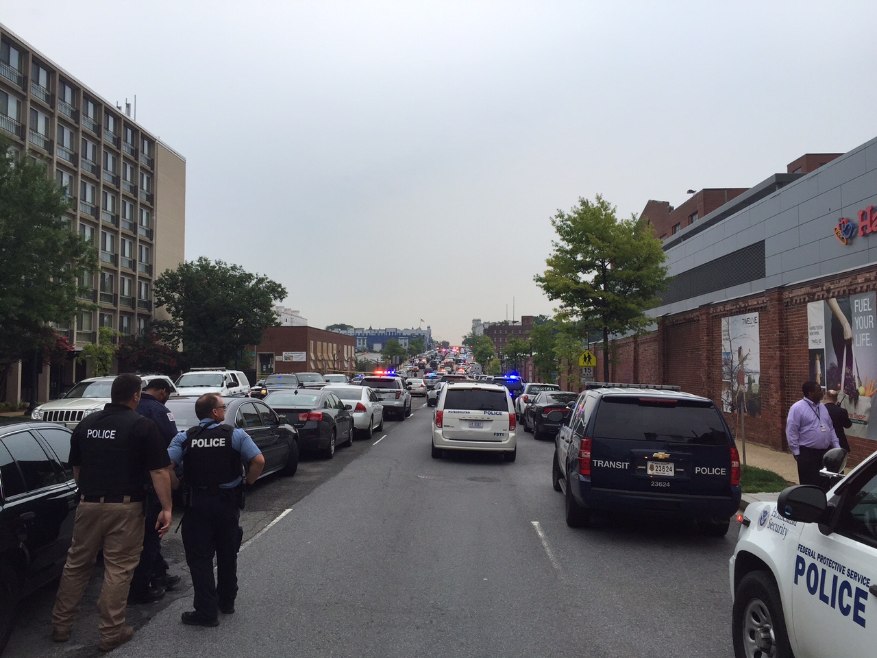 Multiple agencies continue to monitor the situation at the Washington Navy Yard. 