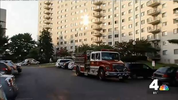 Silver Spring residential high-rise without power after fire
