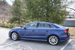 The new A3 TDI is a worthy alternative to the regular gas small entry level luxury sedans out there. (WTOP/Mike Parris)