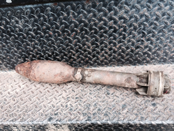Inactive bazooka round found in Fairfax Co. storm drain