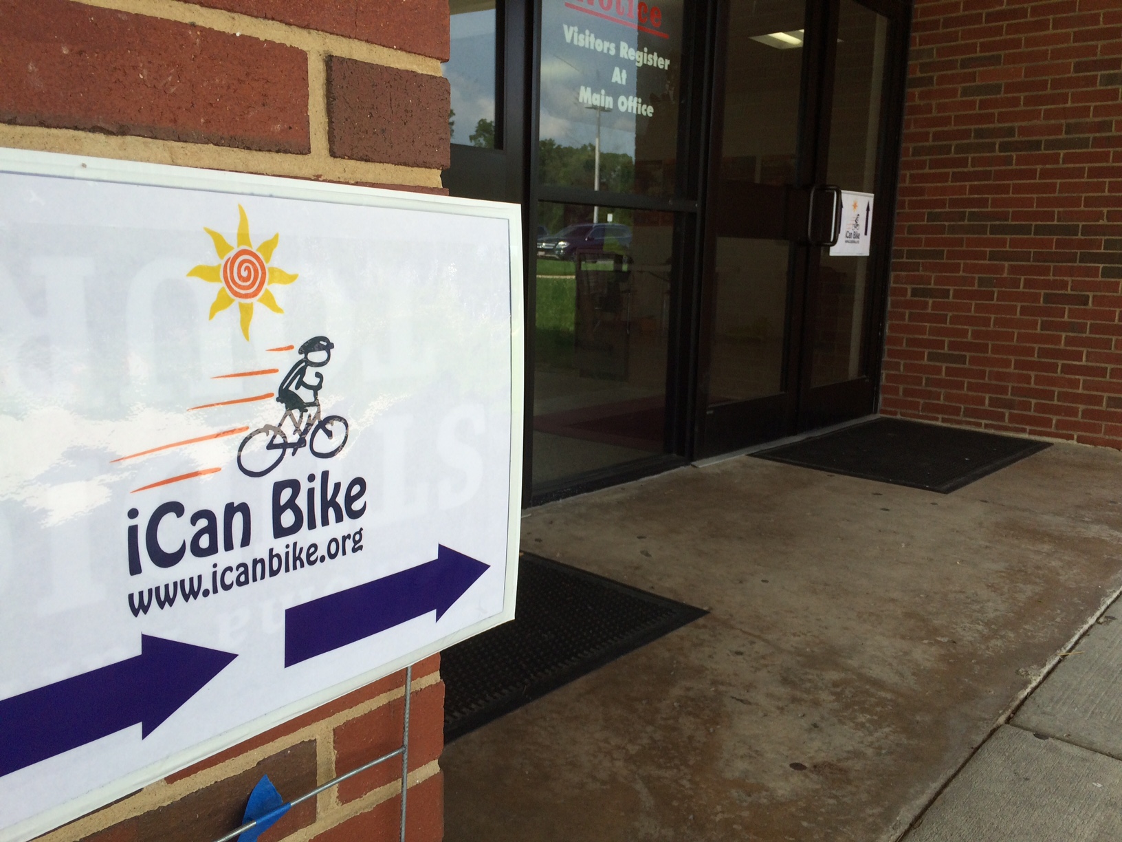 The City of Takoma Park is hosting the "I Can Shine" bike camp, where kids with disabilities -- including autism, Down Syndrome and physical disabilities -- can learn how to ride a bike independently within a week. (WTOP/Kate Ryan)