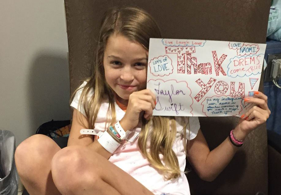 Taylor Swift donates $50K to young fan fighting cancer  (Video)
