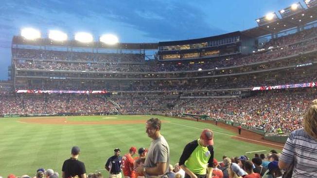 Nats game suspended after lighting malfunction delay
