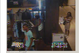 Some of the suspects police say were involved in the Bloomingdale's "pack"-style robbery on July 3. (Courtesy Montgomery County Police)