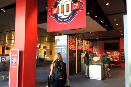 "Nationals at 10: Baseball Makes News" is on display at the <a href="http://www1.newseum.org/online-ad/adults_attraction.html?gclid=CIP675Wug8cCFUsXHwodf44K0Q">Newseum July 31 through Nov. 29, 2015</a>.(WTOP/Kristi King)