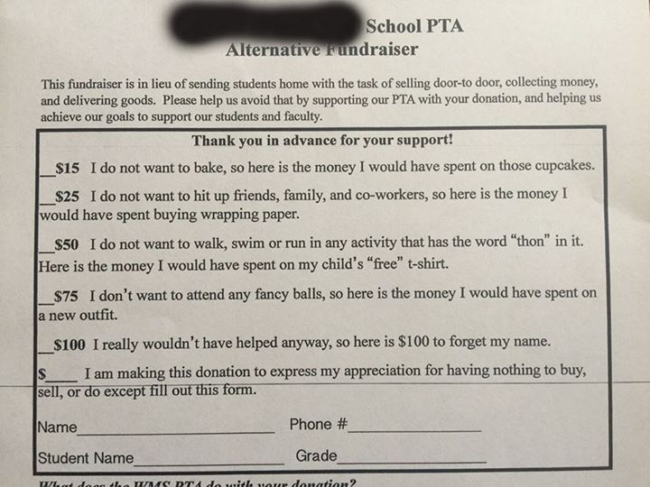 Why this school fundraising letter has people laughing