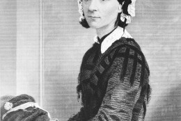 On this date in 1910, Florence Nightingale, the founder of modern nursing, died in London at age 90. (AP Photo)