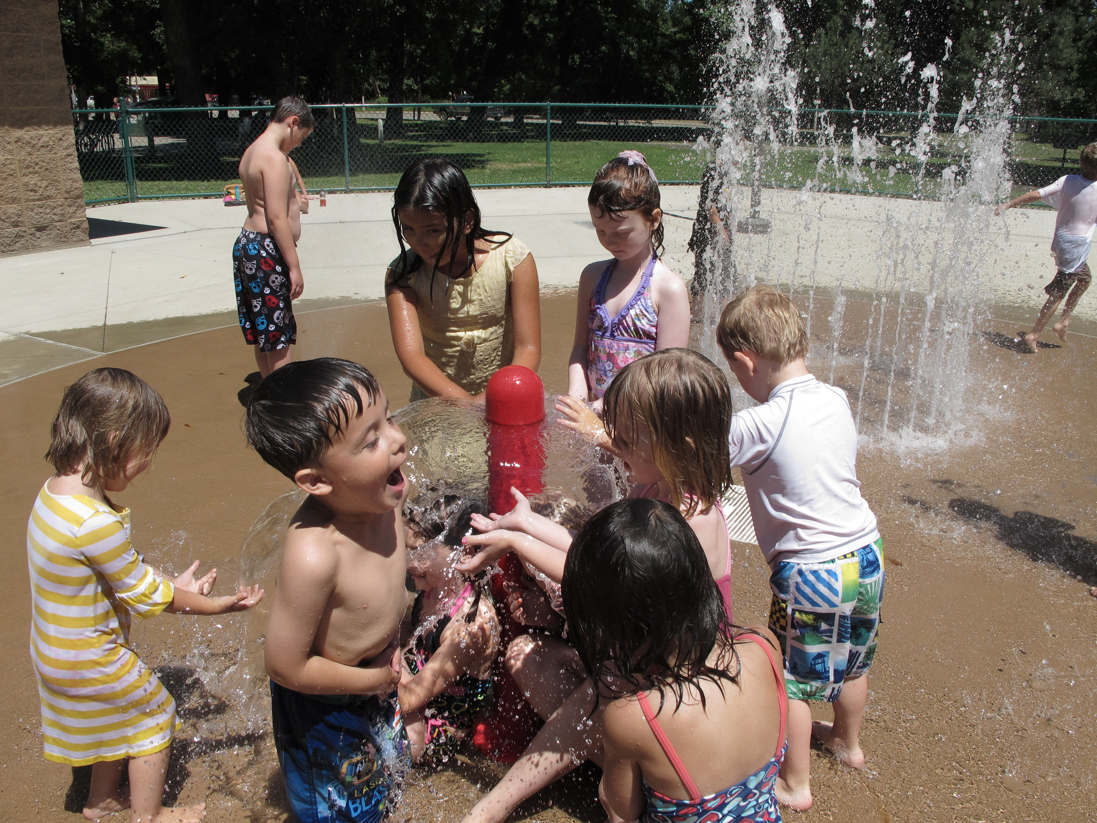Playground protocol: Are birthday suits OK at the splash park?
