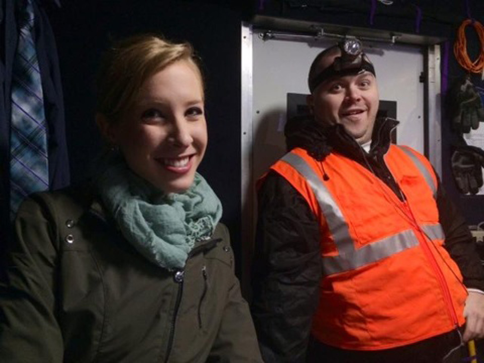 This undated photograph made available by WDBJ-TV shows reporter Alison Parker, left, and cameraman Adam Ward. Parker and Ward were fatally shot during an on-air interview, Wednesday, Aug. 26, 2015, in Moneta, Va. (Courtesy of WDBJ-TV via AP) 