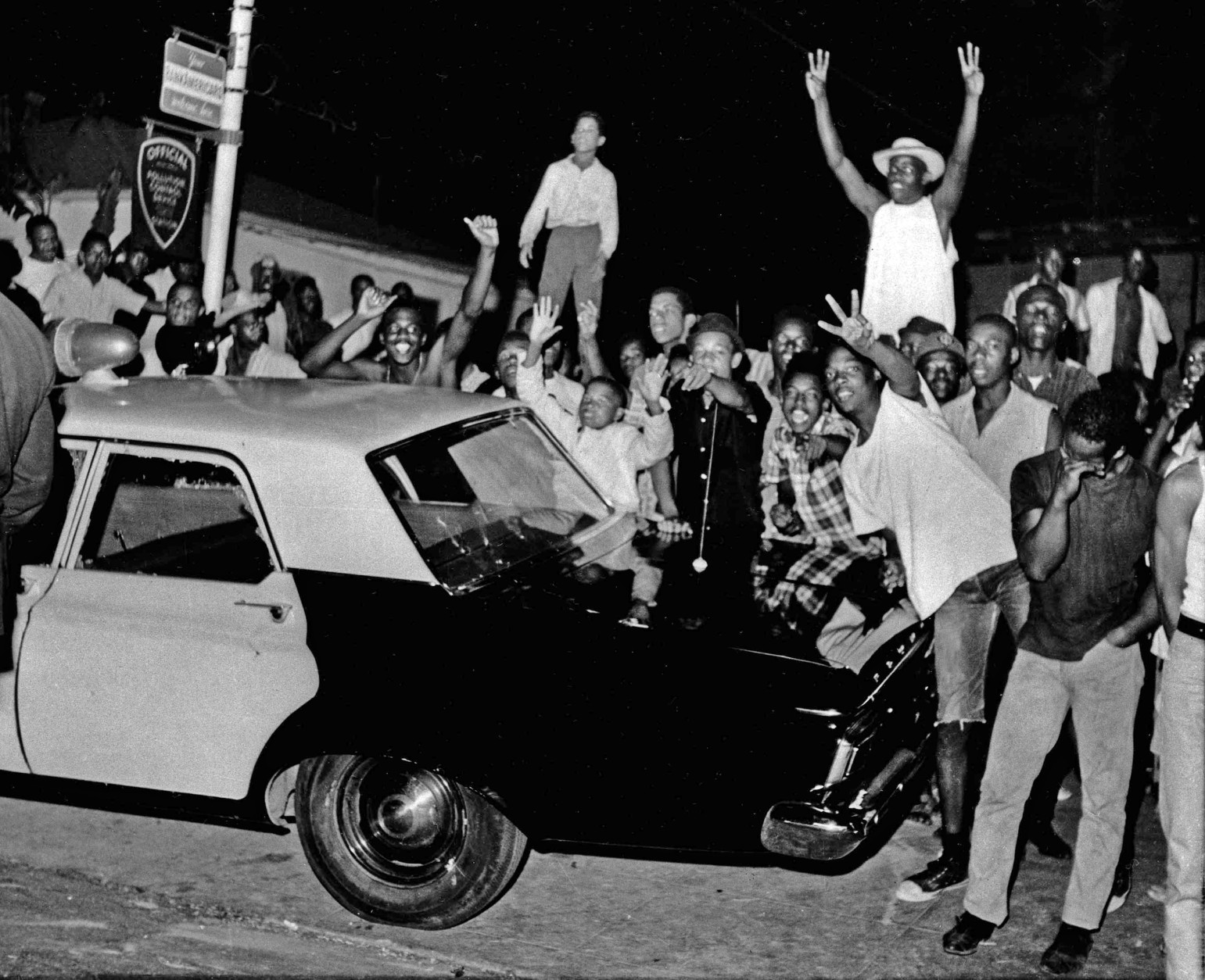 On August 11, 1965, rioting and looting that claimed 34 lives broke out in the predominantly black Watts section of Los Angeles. (AP Photo, File)
