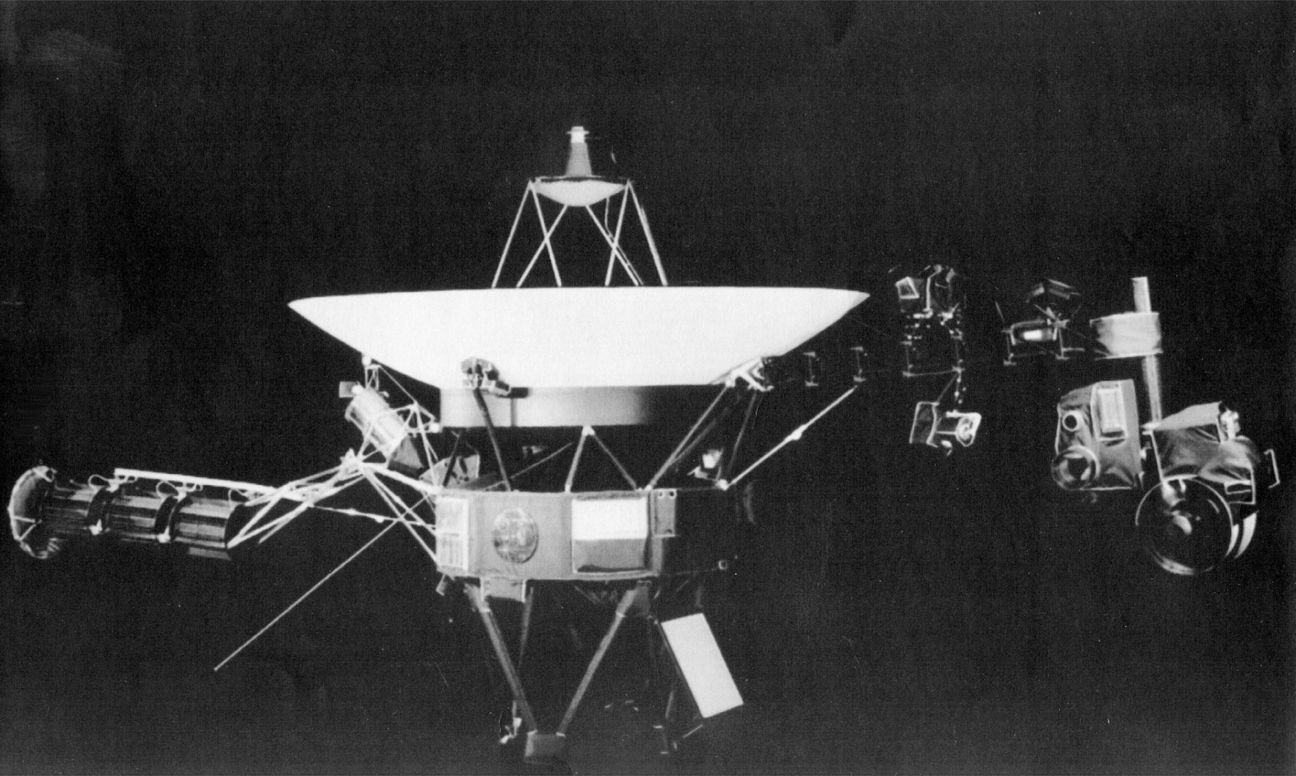 On this date in 1981, the U.S. spacecraft Voyager 2 came within 63,000 miles of Saturn's cloud cover, sending back pictures of and data about the ringed planet. (AP-Photo/HO) 