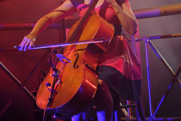 Multi-instrumentalist Neyla Pekarek of The Lumineers is 29 on Sept. 4. Here, Pekarek performs at the Sunset Cove Amphitheater on October 20, 2013 in Boca Raton, Florida.  (Photo by Jeff Daly/Invision/AP)