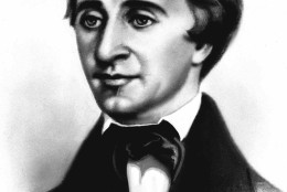 Henry David Thoreau, American poet, naturalist and essayist, whose best known work is Walden, is shown in undated portrait. (AP Photo/fls)