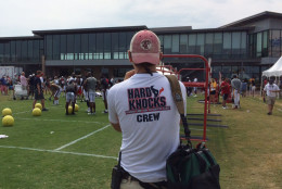 "Hard Knocks" arrived in Richmond Thursday with hard truths about why the Redskins will only serve as secondary characters on this year's show. (WTOP/Noah Frank)