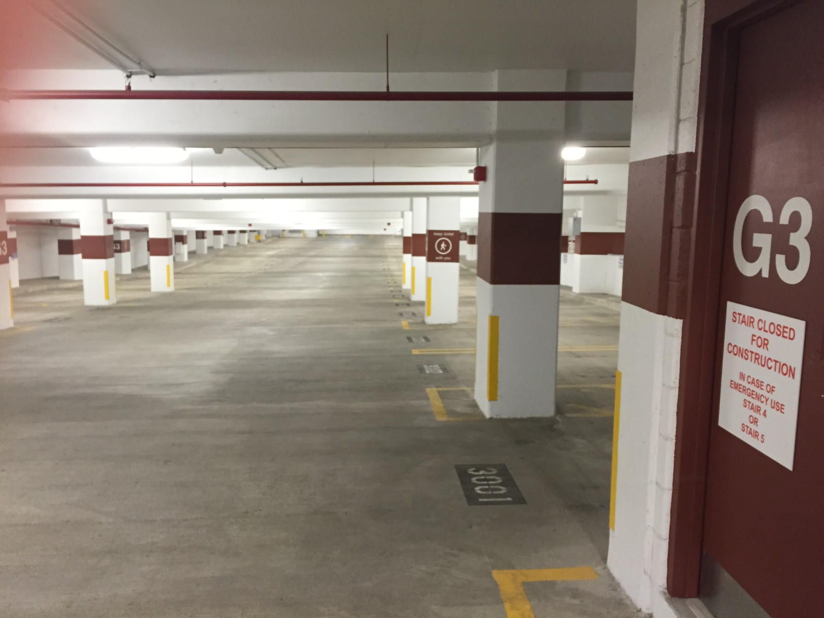WTOP found large sections of the garage had no cars parked in them, but Montgomery County's acting transportation director Al Roshdieh says the garage was built for the parking demands of the future, not today's. (WTOP/Michelle Basch)