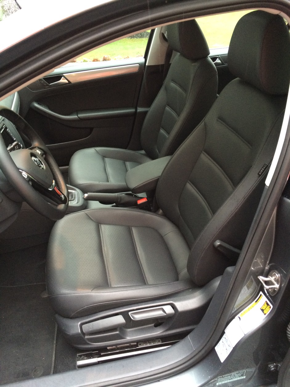 The updated Jetta also sees an upgrade to the interior. (WTOP/Mike Parris)