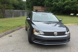 At first glance, you might say it looks like the last Jetta -- but there's a more subtle rounding to soften the look. (WTOP/Mike Parris)