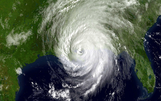 Here's a NASA Goddard Photo and Video Hurricane Katrina shortly after landfall. (Photo Courtesy NASA)