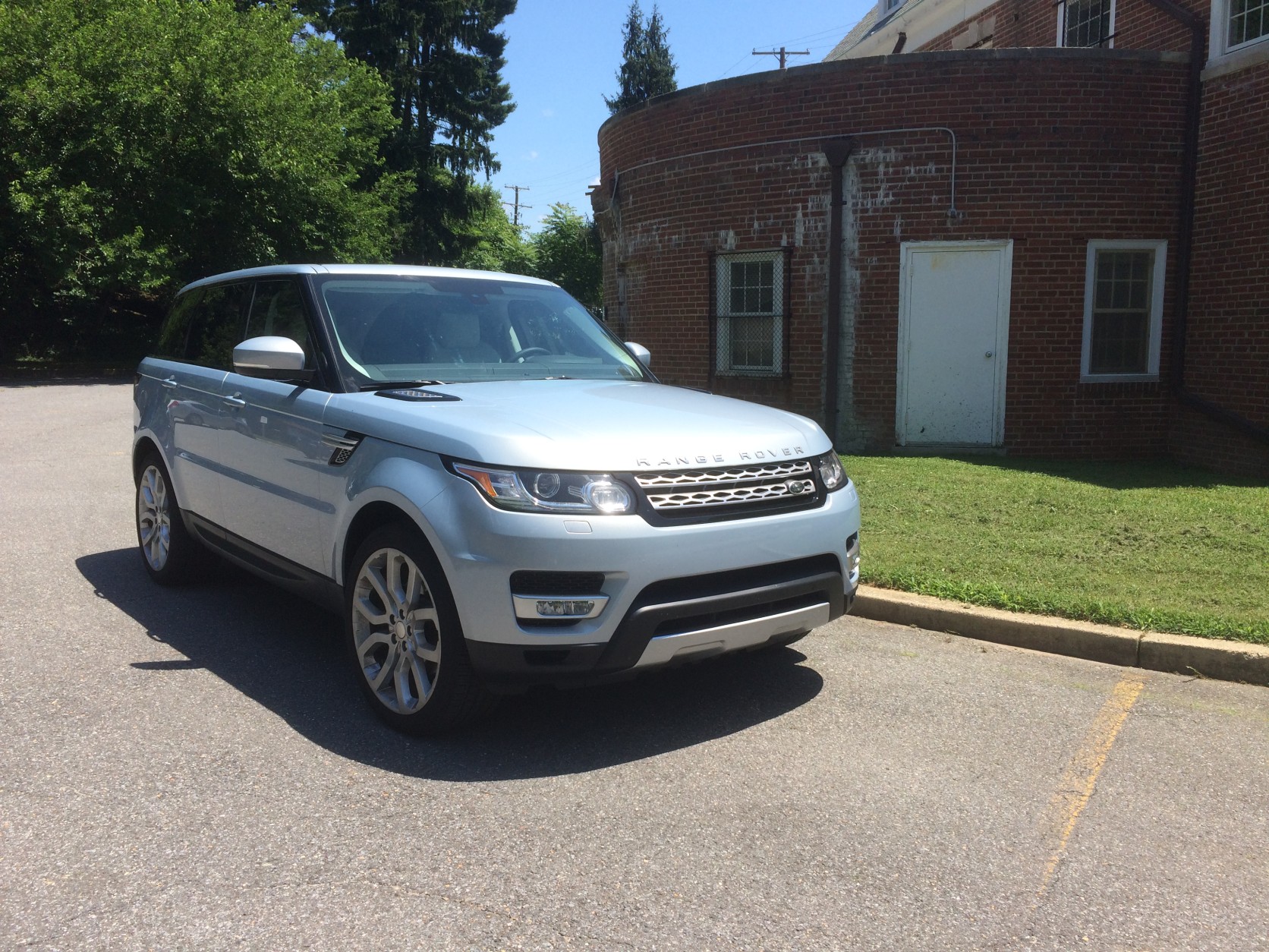 The Range Rover Sport V6 has a starting price around $63,000. (WTOP/Mike Parris)