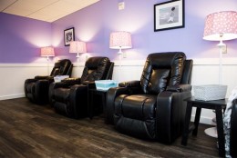 The room was built in partnership with Alexandria-based Lansinoh Laboratories, which specializes in breast-feeding products. (Courtesy Washington Nationals)