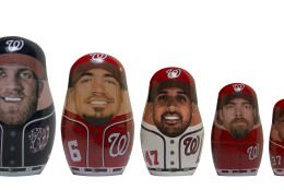 And here's the 10-piece nesting doll set. Gates open at 4:30 p.m. on Thursday. The first pitch is 7:05 p.m. (Courtesy Washington Nationals)