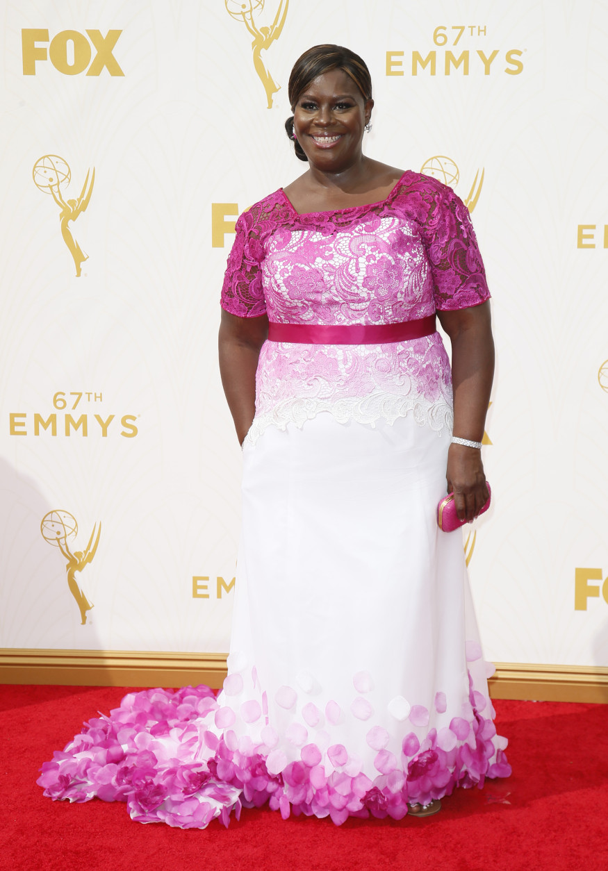IMAGE DISTRIBUTED FOR THE TELEVISION ACADEMY - Retta arrives at the 67th Primetime Emmy Awards on Sunday, Sept. 20, 2015, at the Microsoft Theater in Los Angeles. (Photo by Danny Moloshok/Invision for the Television Academy/AP Images)