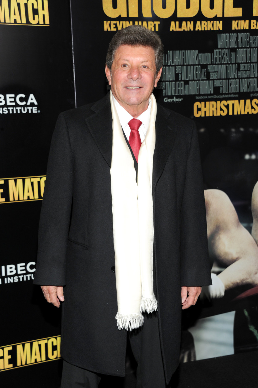 Singer-actor Frankie Avalon is 75 on Sept. 18. Here, Avalon attends the world premiere of "Grudge Match", benefiting the Tribeca Film Institute, at the Ziegfeld Theatre on Monday, Dec. 16, 2013 in New York. (Photo by Evan Agostini/Invision/AP)
