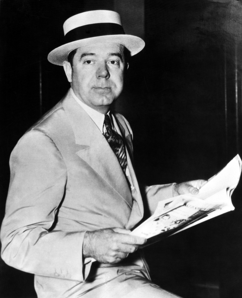 On Sept. 8, 1935, Sen. Huey P. Long, D-La., was shot and mortally wounded inside the Louisiana State Capitol; he died two days later. (AP Photo)