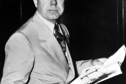On Sept. 8, 1935, Sen. Huey P. Long, D-La., was shot and mortally wounded inside the Louisiana State Capitol; he died two days later. (AP Photo)