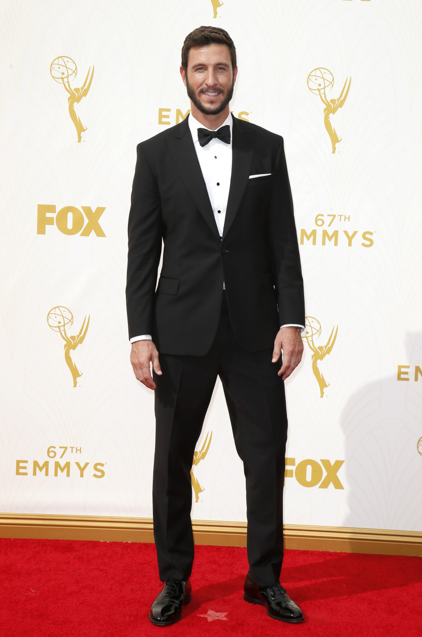 IMAGE DISTRIBUTED FOR THE TELEVISION ACADEMY - Pablo Schreiber arrives at the 67th Primetime Emmy Awards on Sunday, Sept. 20, 2015, at the Microsoft Theater in Los Angeles. (Photo by Danny Moloshok/Invision for the Television Academy/AP Images)