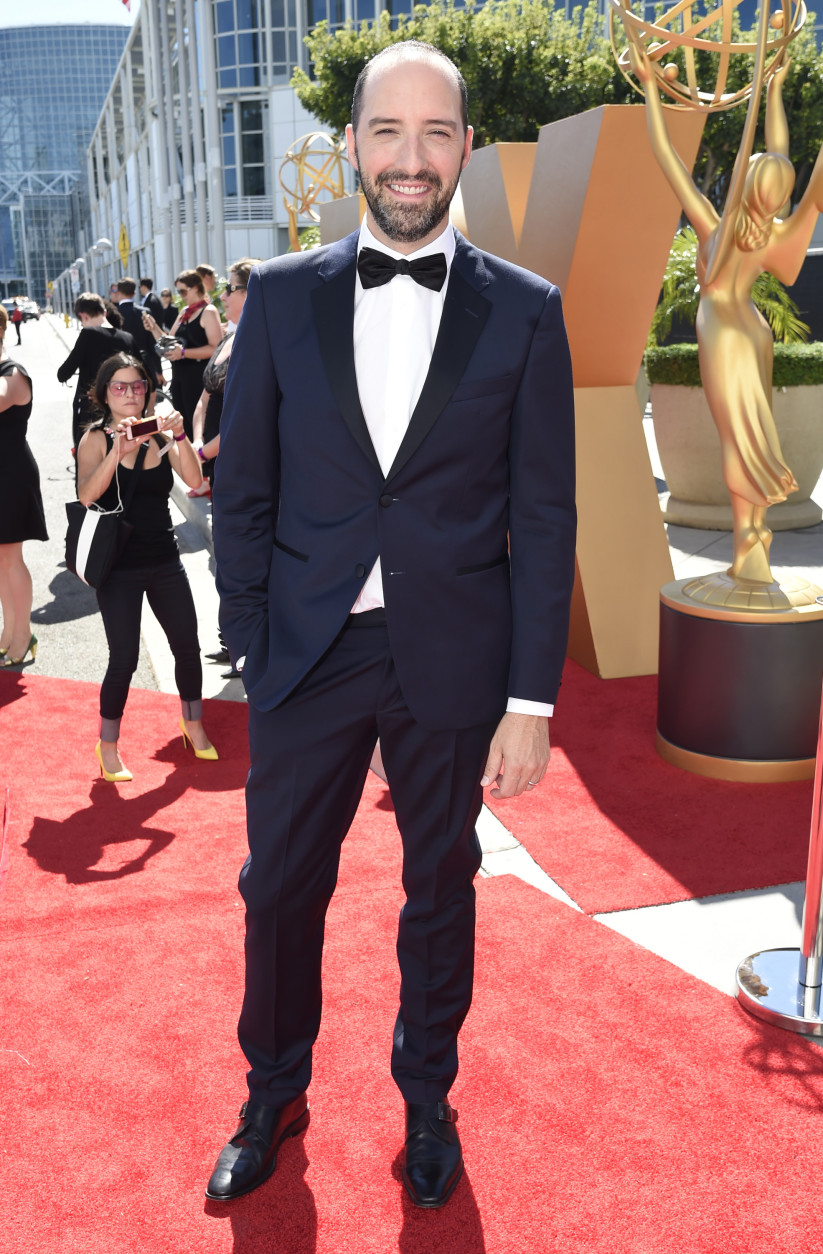 Tony Hale arrives at the 67th Primetime Emmy Awards on Sunday, Sept. 20, 2015, at the Microsoft Theater in Los Angeles. (Photo by Dan Steinberg/Invision for the Television Academy/AP Images)