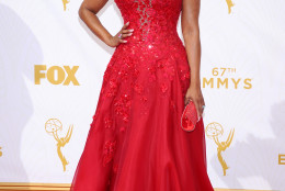 Niecy Nash arrives at the 67th Primetime Emmy Awards on Sunday, Sept. 20, 2015, at the Microsoft Theater in Los Angeles. (Photo by Vince Bucci/Invision for the Television Academy/AP Images)