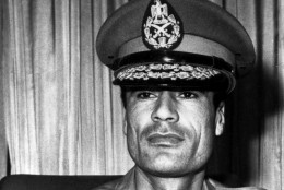 On this date in 1969, a coup in Libya brought Moammar Gadhafi to power. Here, Gadhafi is shown in 1970 at an unknown location.  (AP Photo)