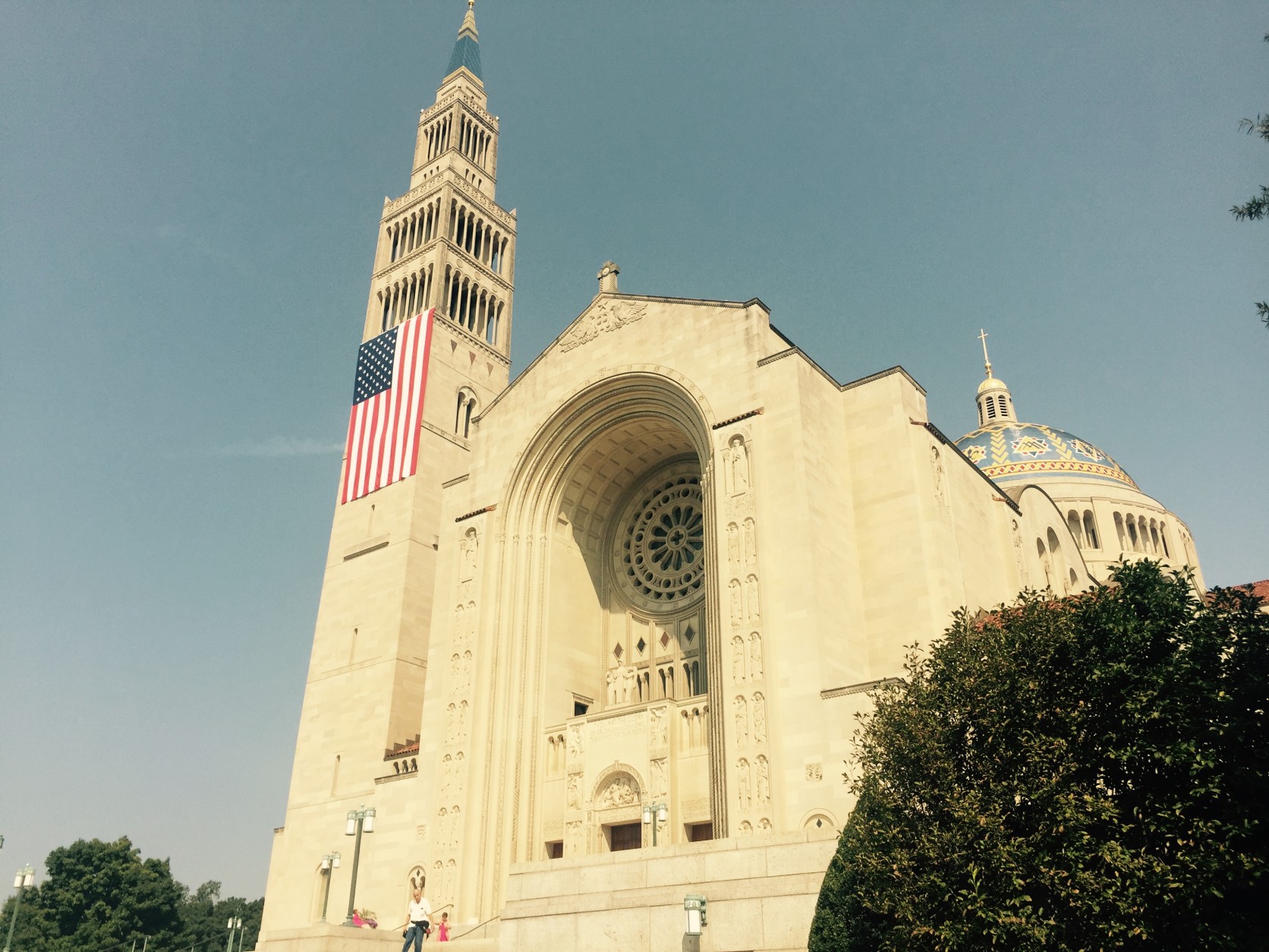 The pope will be visiting the  Basilica of the National Shrine of the Immaculate Conception during his visit to D.C. (WTOP/Max Smith)