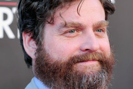 WESTWOOD, CA - MAY 20:  Actor Zach Galifianakis attends the premiere of Warner Bros. Pictures' "Hangover Part 3" at Westwood Village Theater on May 20, 2013 in Westwood, California.  (Photo by Frazer Harrison/Getty Images)