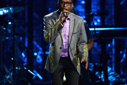 NEW YORK, NY - APRIL 10:  Musician Youssou N'Dour performs onstage at the 29th Annual Rock And Roll Hall Of Fame Induction Ceremony at Barclays Center of Brooklyn on April 10, 2014 in New York City.  (Photo by Larry Busacca/Getty Images)