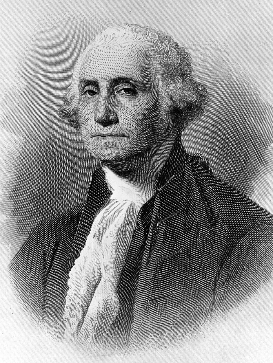377869 44: A portrait of George Washington, first President of the United States serving from 1789 to 1797. (Photo by National Archive/Newsmakers)