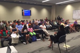 If you missed the public hearing, you have until 5 p.m. on Wednesday, Sept. 23 send in written comments on the proposed Metrobus changes. (WTOP/Michelle Basch)