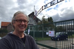 Alex Van Hyfte, of Sijsele, Belgium, is eager to assist asylum seekers. "It’s kind of my duty to help them and to receive them and show them that they are welcome," he says. (WTOP/Kate Ryan)