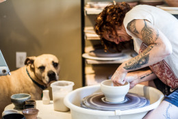 Amber Kendrick has been working with chefs and restaurateurs since 2009, when she first started Cloud Terre. Kendrick makes tableware out of her Arlington, Virginia, home to enhance the overall dining experience at many of the area's top restaurants. (Courtesy Cloud Terre)  